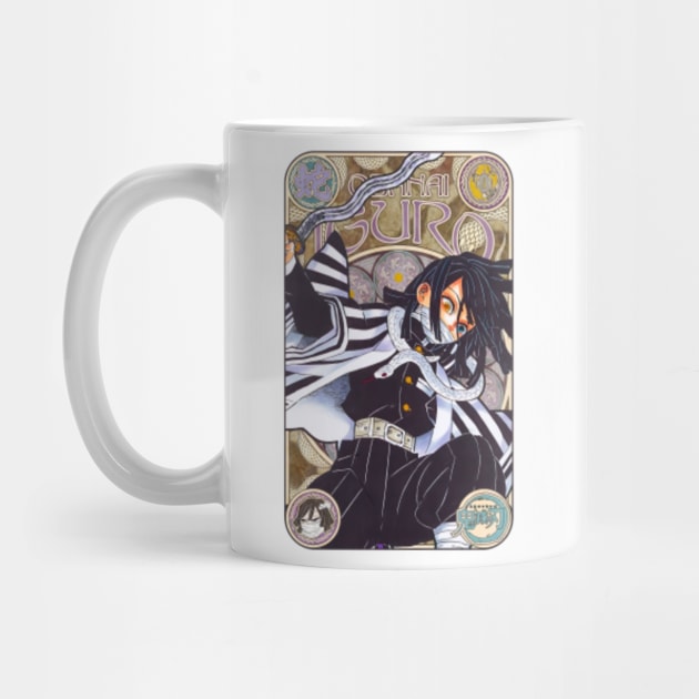 Retro Obanai Iguro Serpent Breathing Serpent Hashira Serpent Pillar